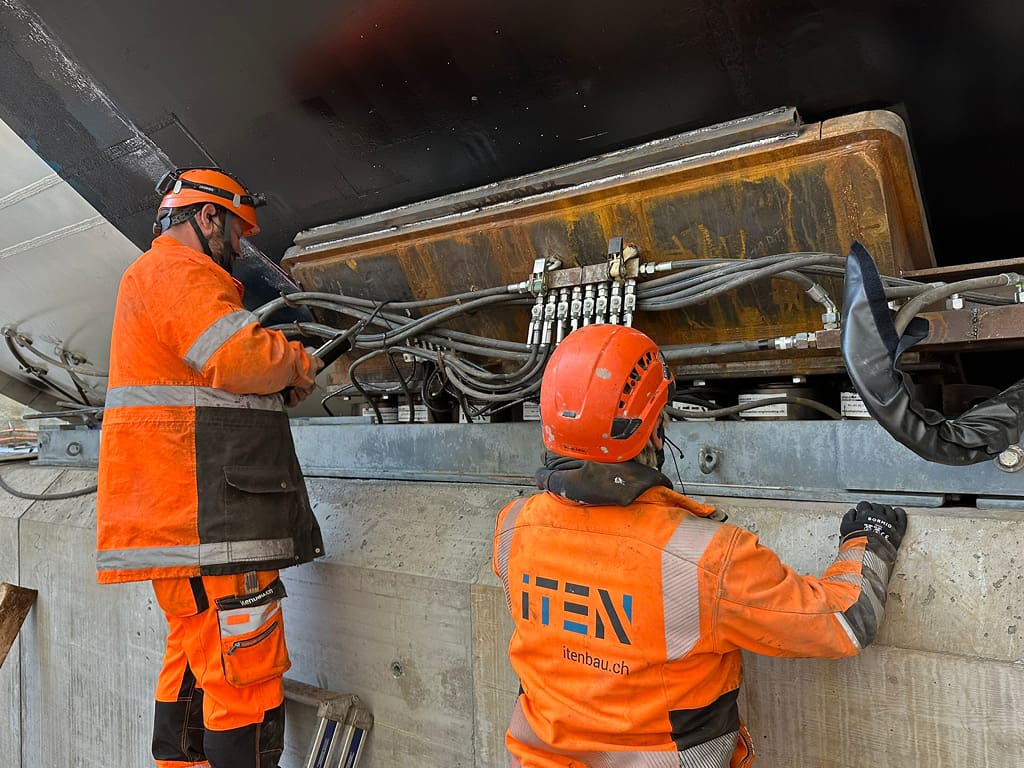 TBM Paulina Gotthard Strassentunnel 