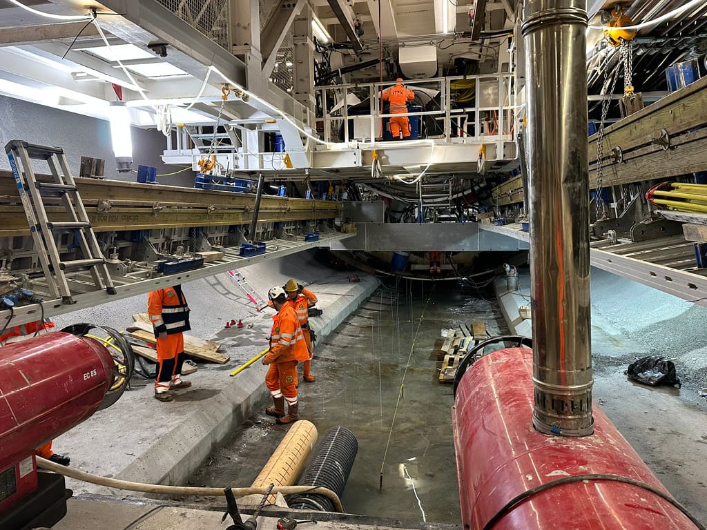 TBM Paulina Gotthard Strassentunnel 