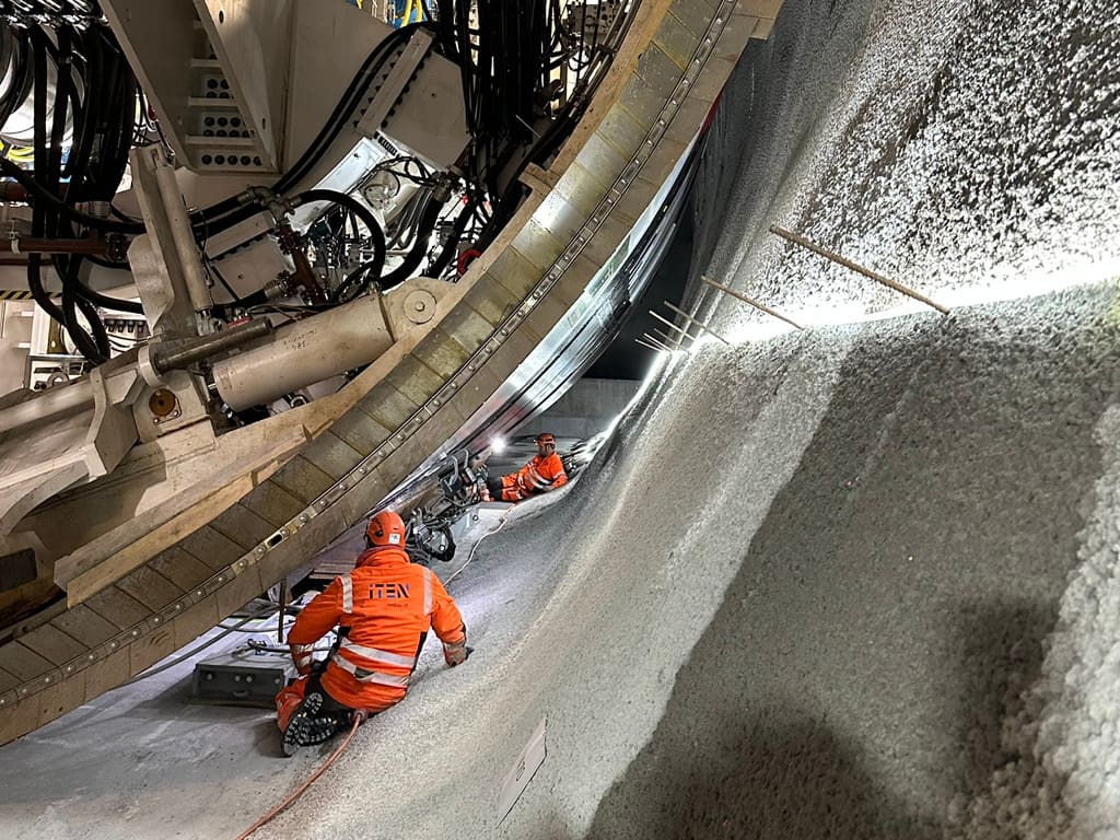 TBM Paulina Gotthard Strassentunnel 