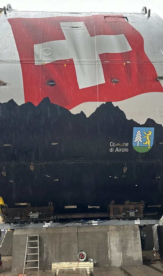 TBM Paulina Gotthard Strassentunnel 