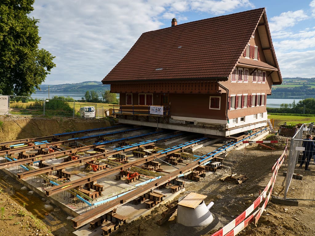 Verschub Bauernhaus 