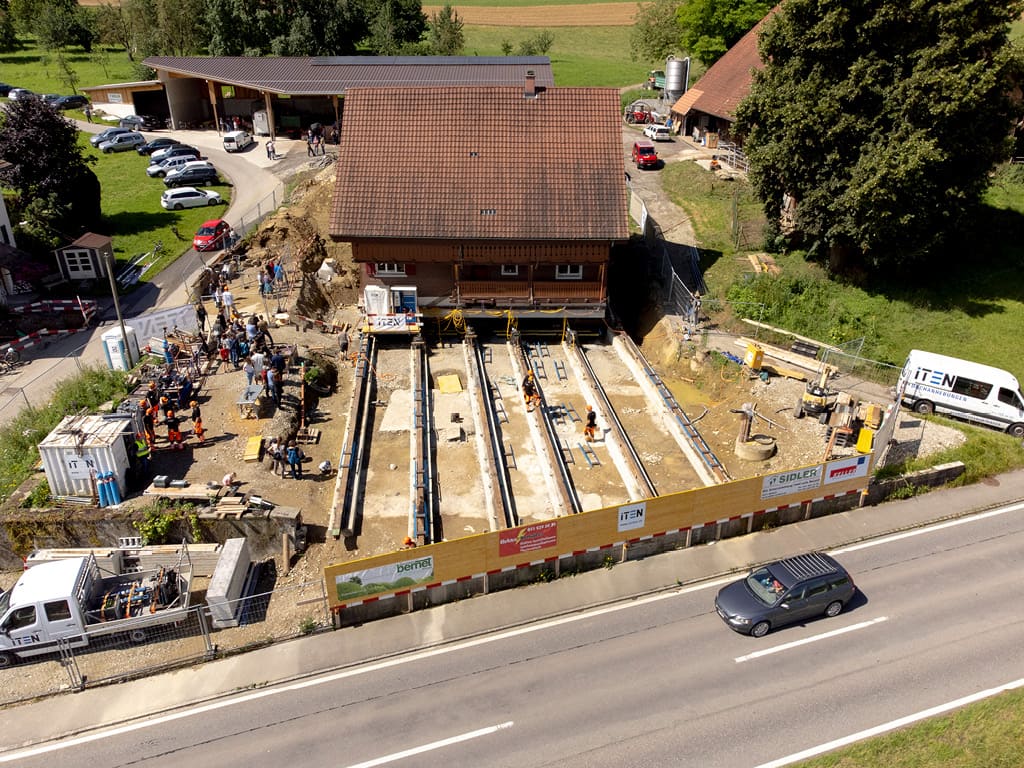 Verschub Bauernhaus 