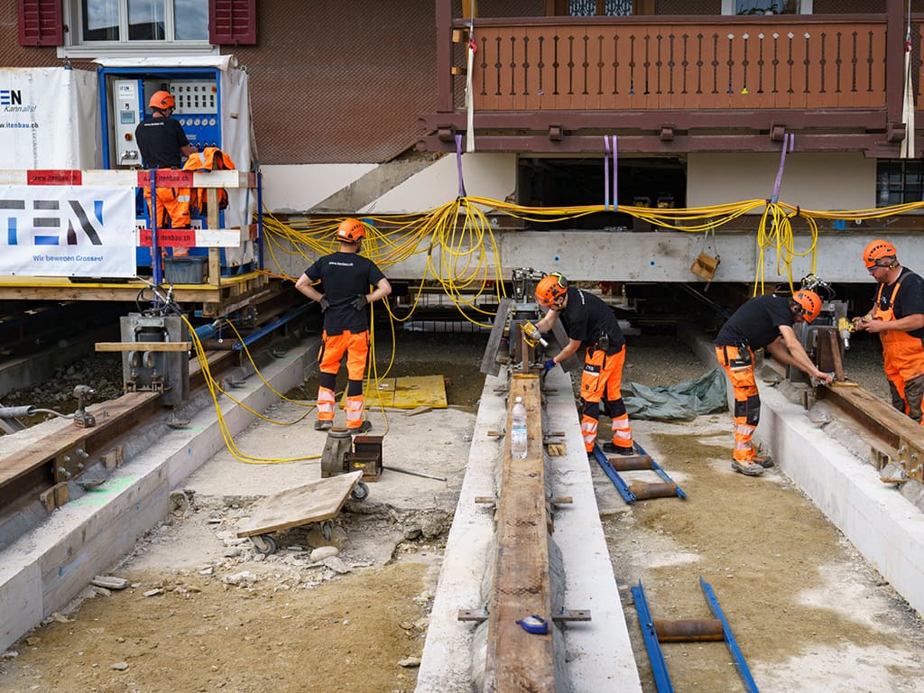 Verschub Bauernhaus 