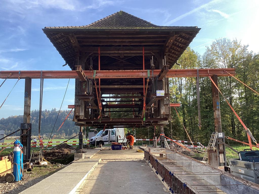Statische Sanierung Aabachbrücke