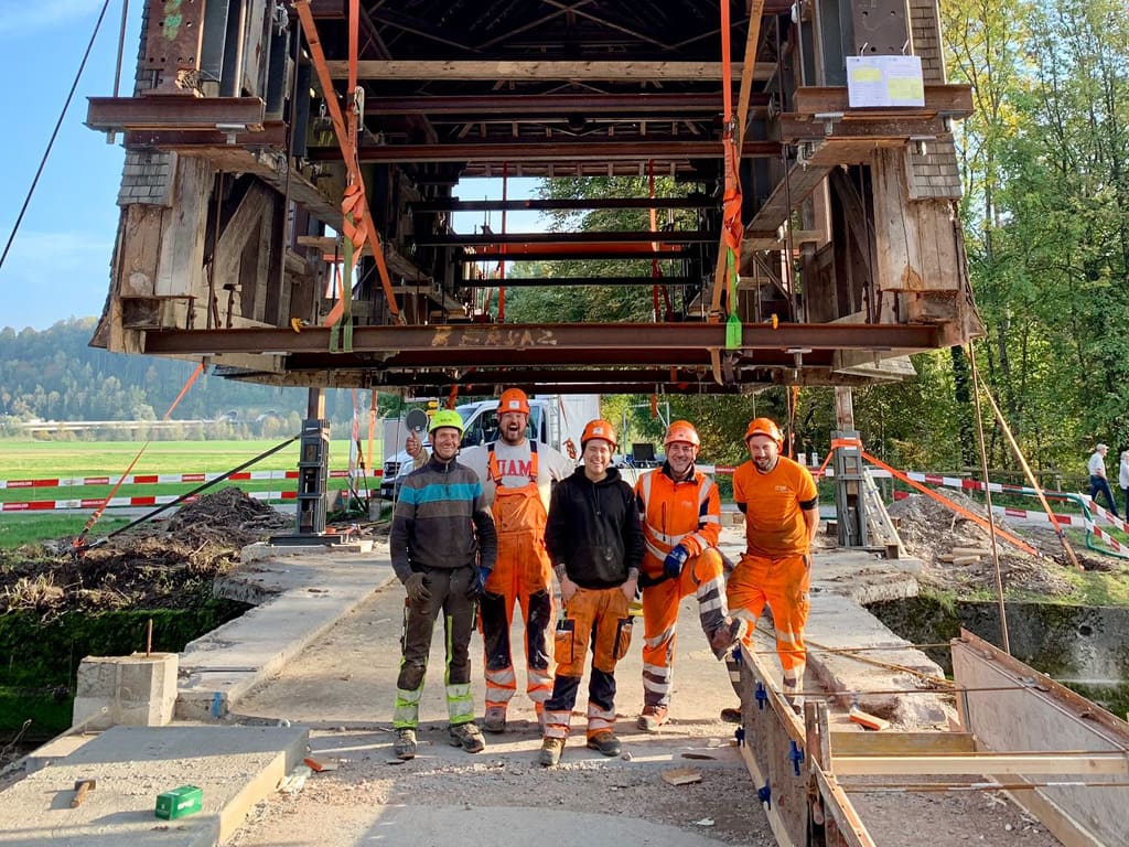 Statische Sanierung Aabachbrücke