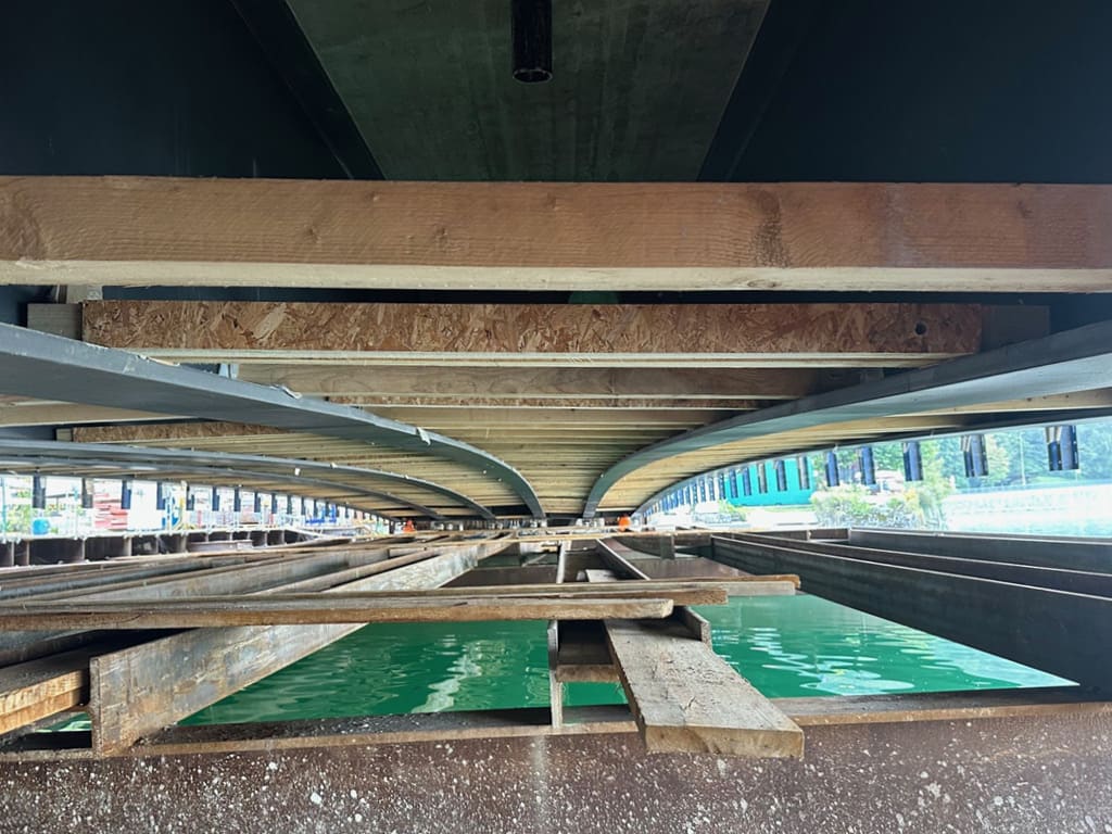 Seefeldbrücke Walchwil am Zugersee