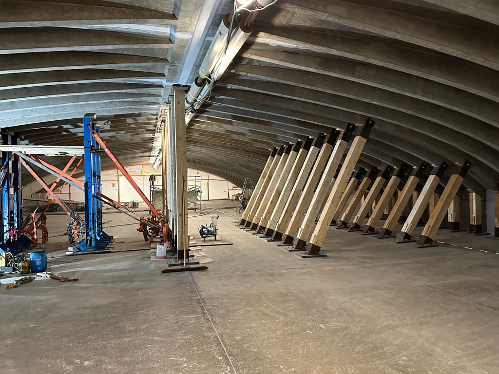 Stabilisierung Tunnelgarage 