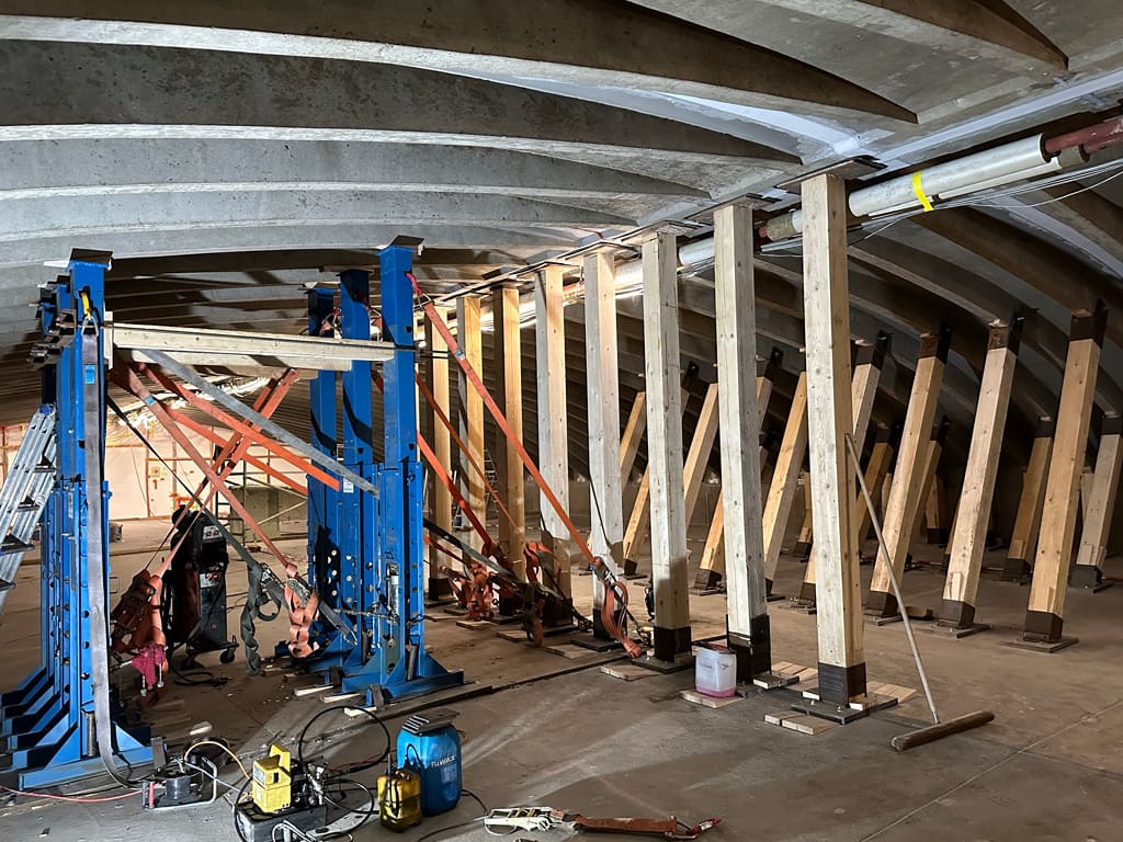 Stabilisierung Tunnelgarage 