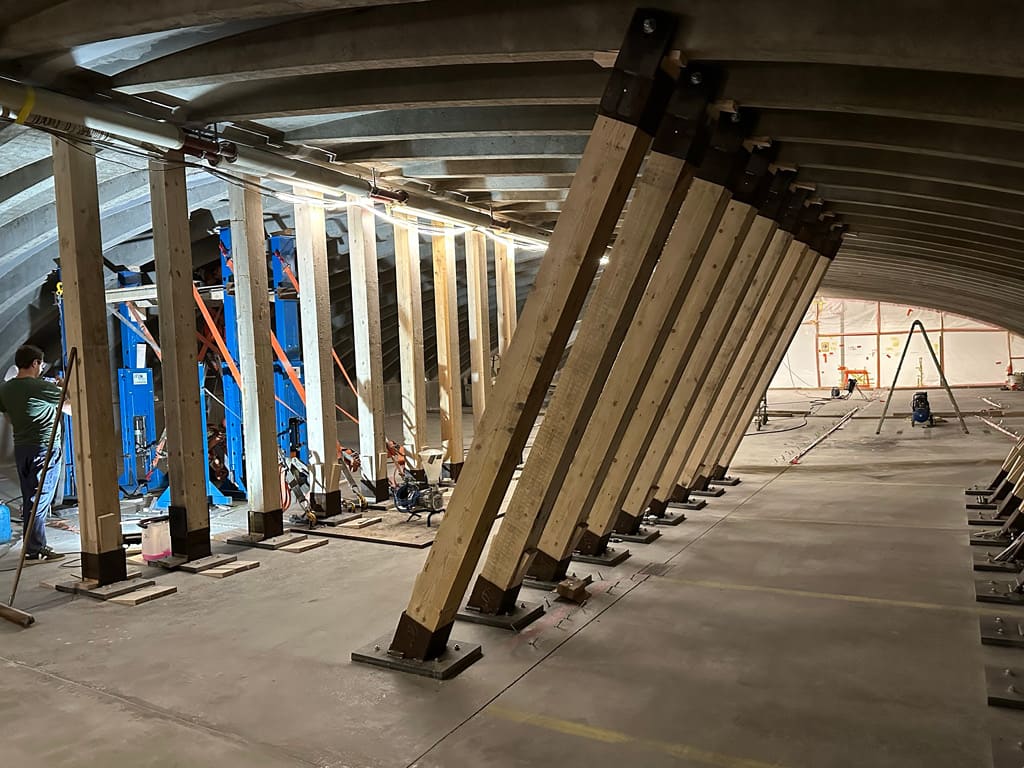 Stabilisierung Tunnelgarage 