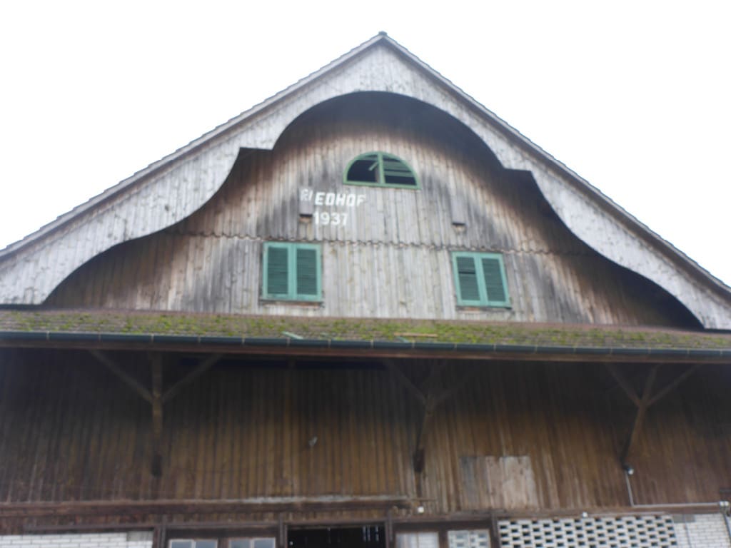 Ausrichten Stalldach 