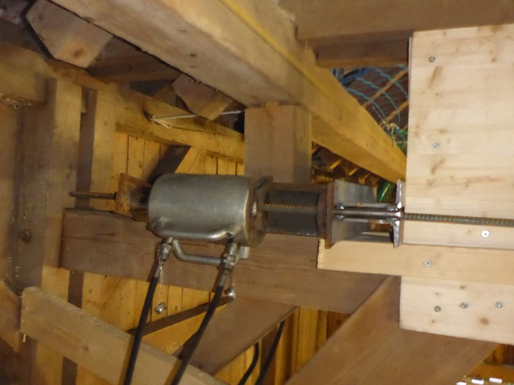 Ausrichten Stalldach 