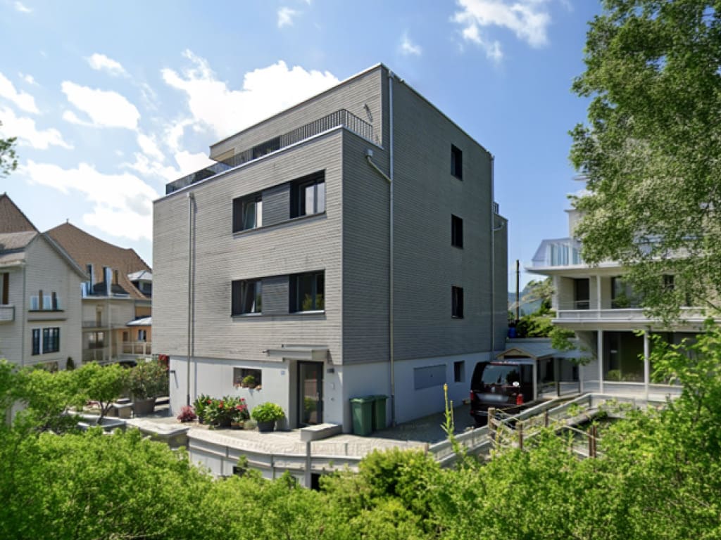 Ausrichten Mehrfamilienhaus
