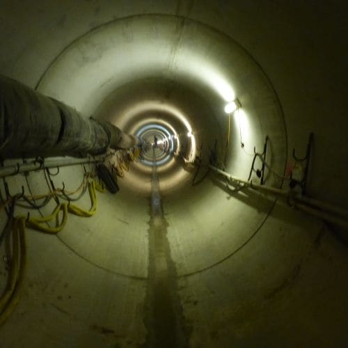 Rückzug Microtunnelingmaschine Zürich