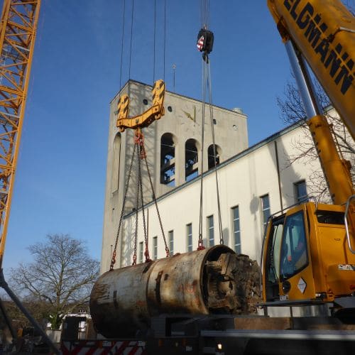 Rückzug Microtunnelingmaschine Zürich