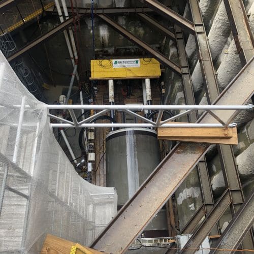 Rückzug Microtunnelingmaschine Zürich
