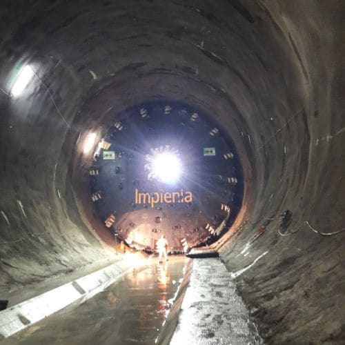 Einschub Tunnelbohrmaschine Bötzberg