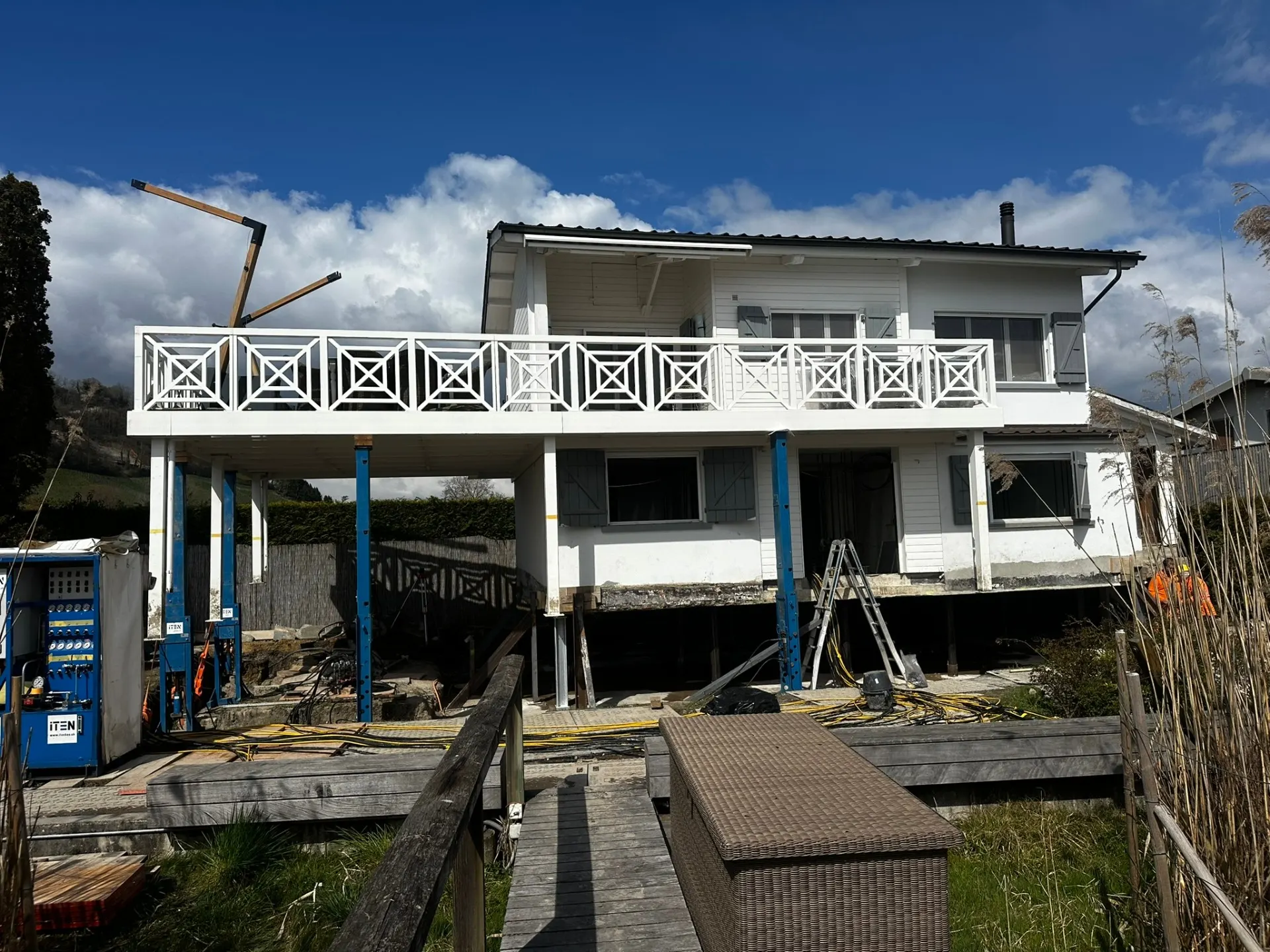 Hochwasserschutz Anhebung Seehaus 
