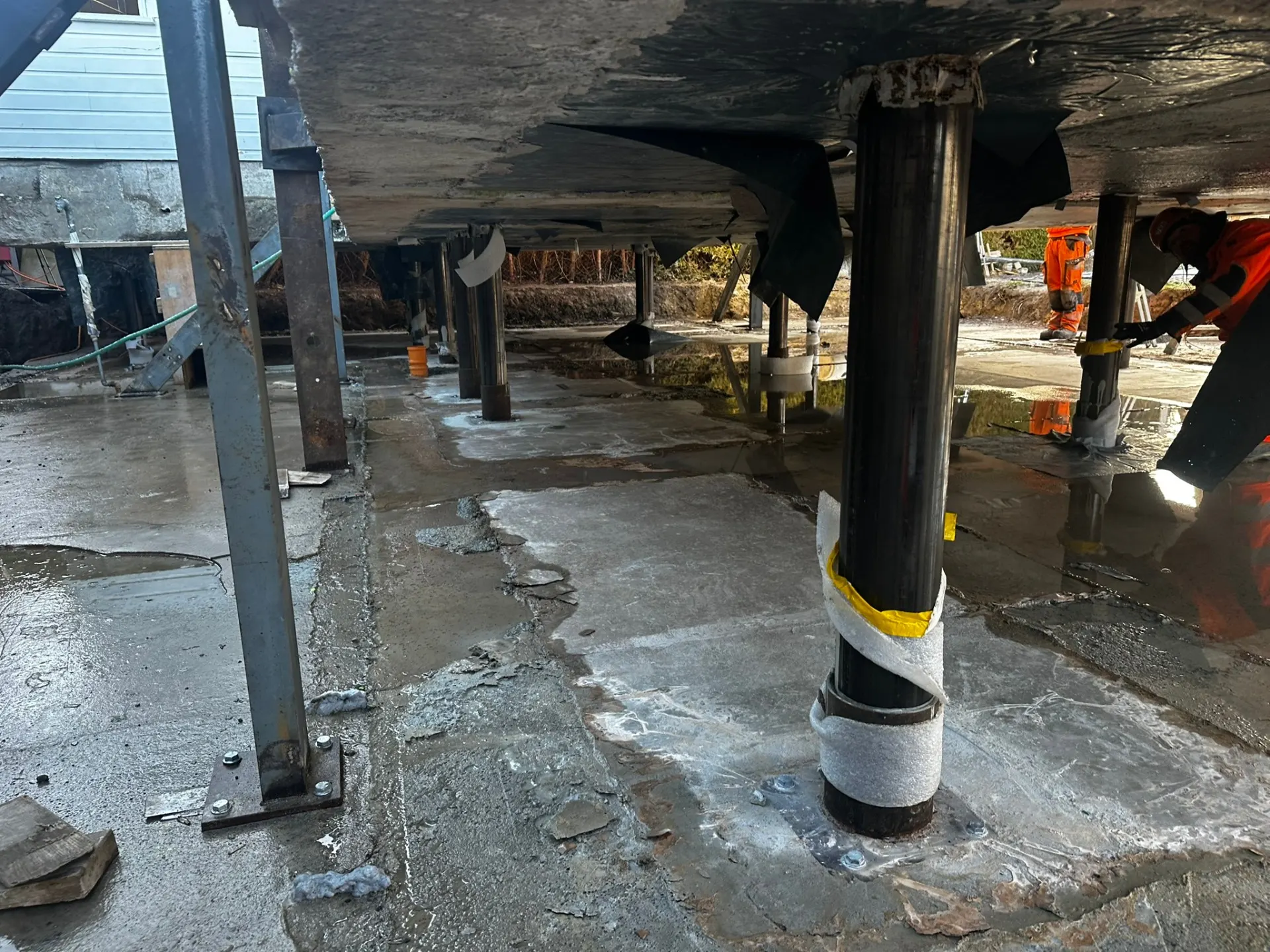 Hochwasserschutz Anhebung Seehaus 