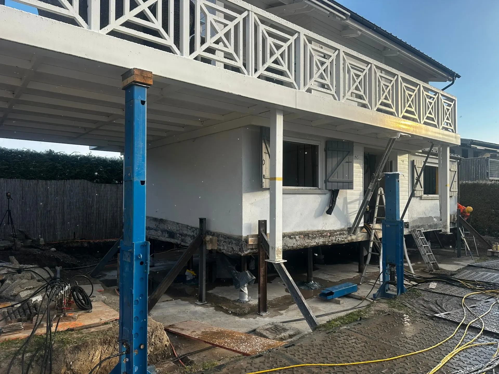 Hochwasserschutz Anhebung Seehaus 