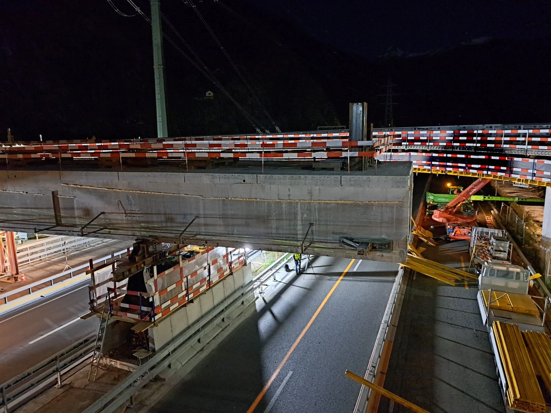 Ausschub Hohlkasten  Ponte della Toretta