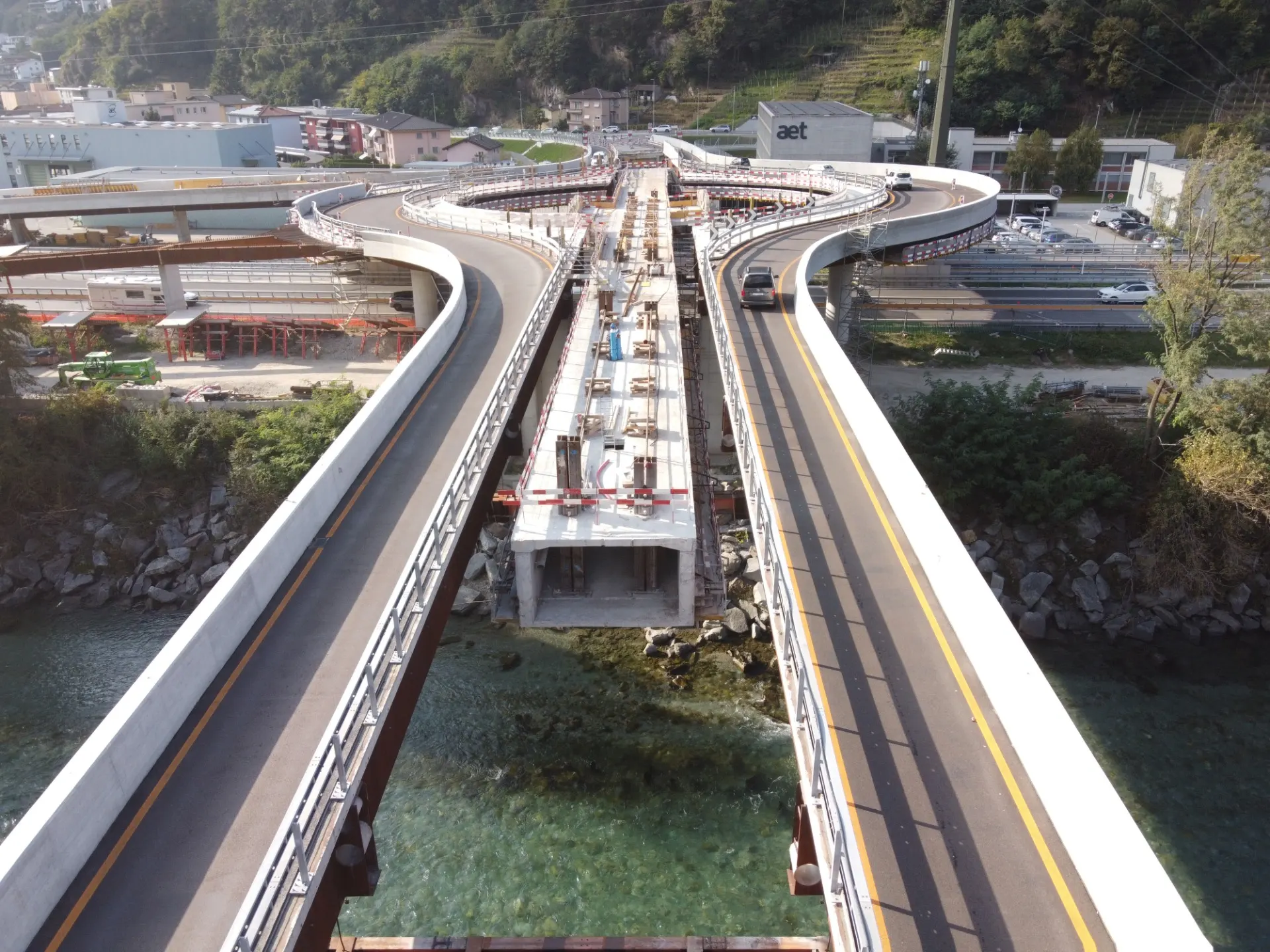 Ausschub Hohlkasten  Ponte della Toretta