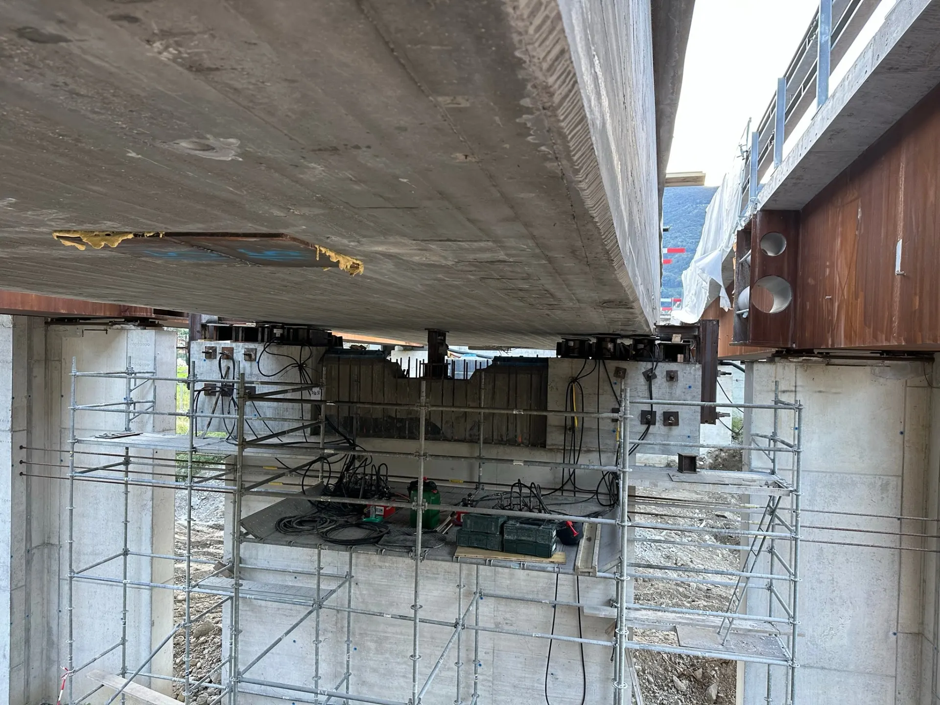 Ausschub Hohlkasten  Ponte della Toretta
