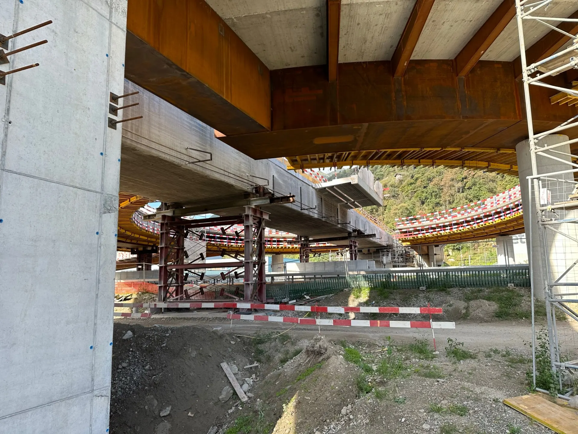 Ausschub Hohlkasten  Ponte della Toretta