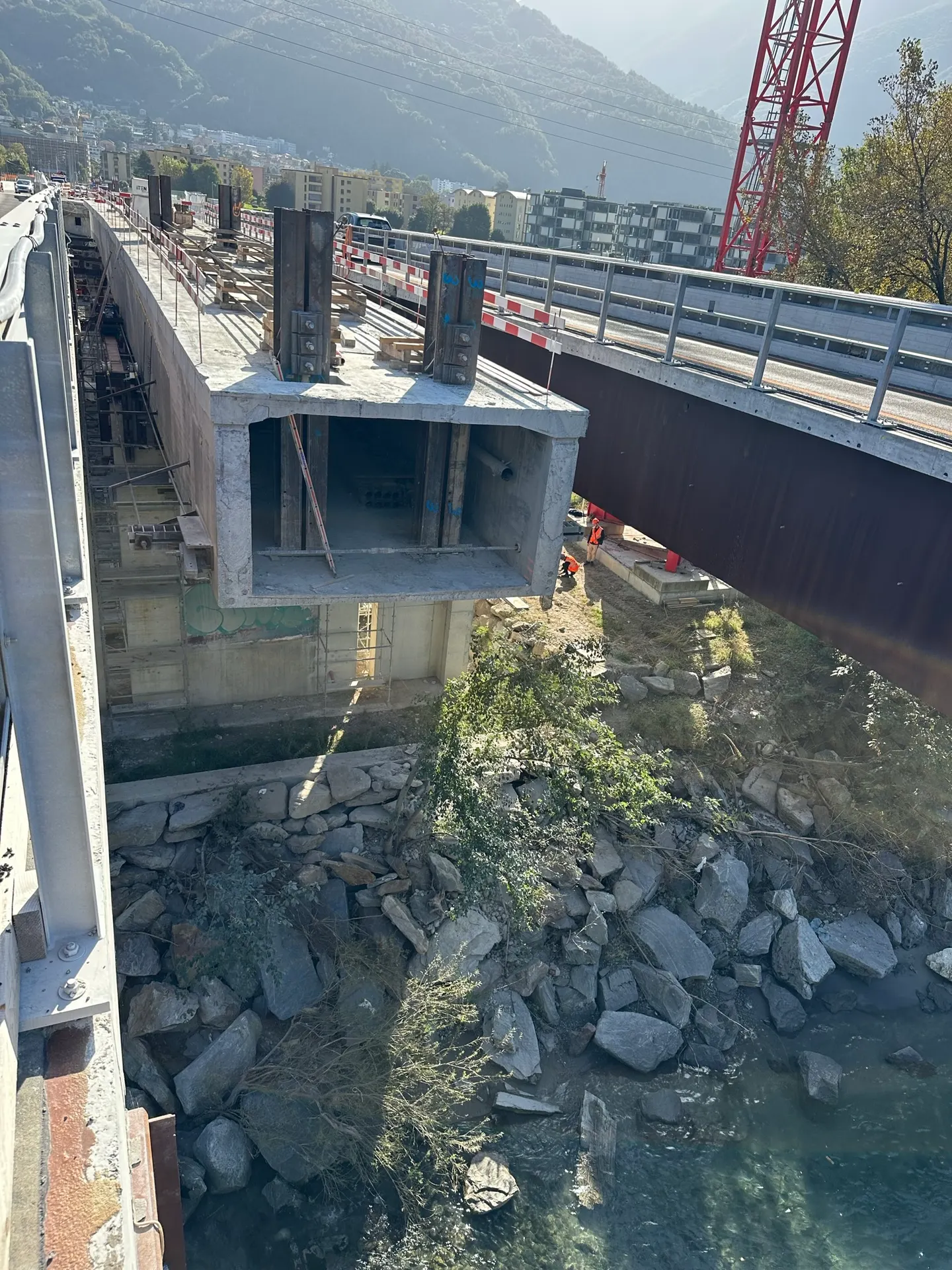 Ausschub Hohlkasten  Ponte della Toretta